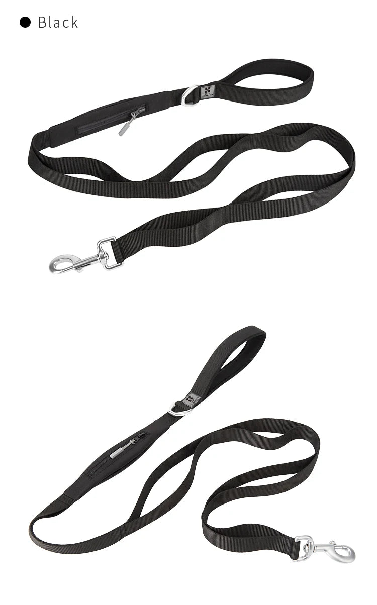 SMALL COMBINATION Lightweight Dog Leash for Small, Medium, Large Double Handle Dog Leash Puppy Pocket Designer running Pet Leash