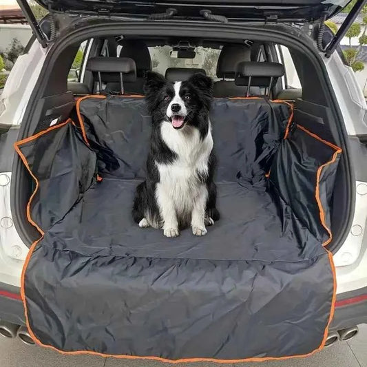 Durable Polyester Auto Trunk Mat for Pets - Non-Slip, Scratch-Resistant, Easy-Clean Mat for SUVs and Cars, Pet Safety Mat