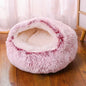 winter dog Plush Round Bed Pet Mattress Warm Soft Comfortable Basket Cat Dog Sleeping Bag Nest for Small Dogs Medium dogs cat