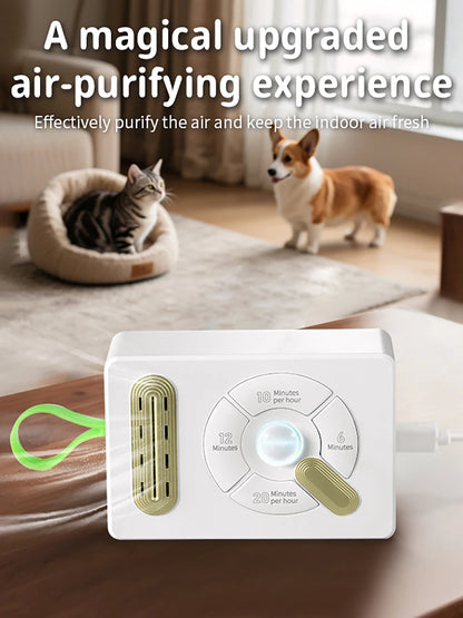 1PC, Pet cat air purifier, built-in sensor, automatic stop and run, USB power supply, purified air, clean air, fresh air, purifi