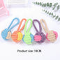Mini Dog Toys Interactive Cotton Rope Chew Ball Toothbrush Puppy Toy for Teething Large Small Dogs Pet Accessories
