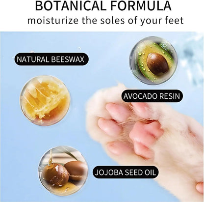 50g Pet Foot Moisturizing Cream Paw Balm for Cat Dog Natural Plant Pet Nose Protector Paw Autumn Winter Care Foot Moisturizer