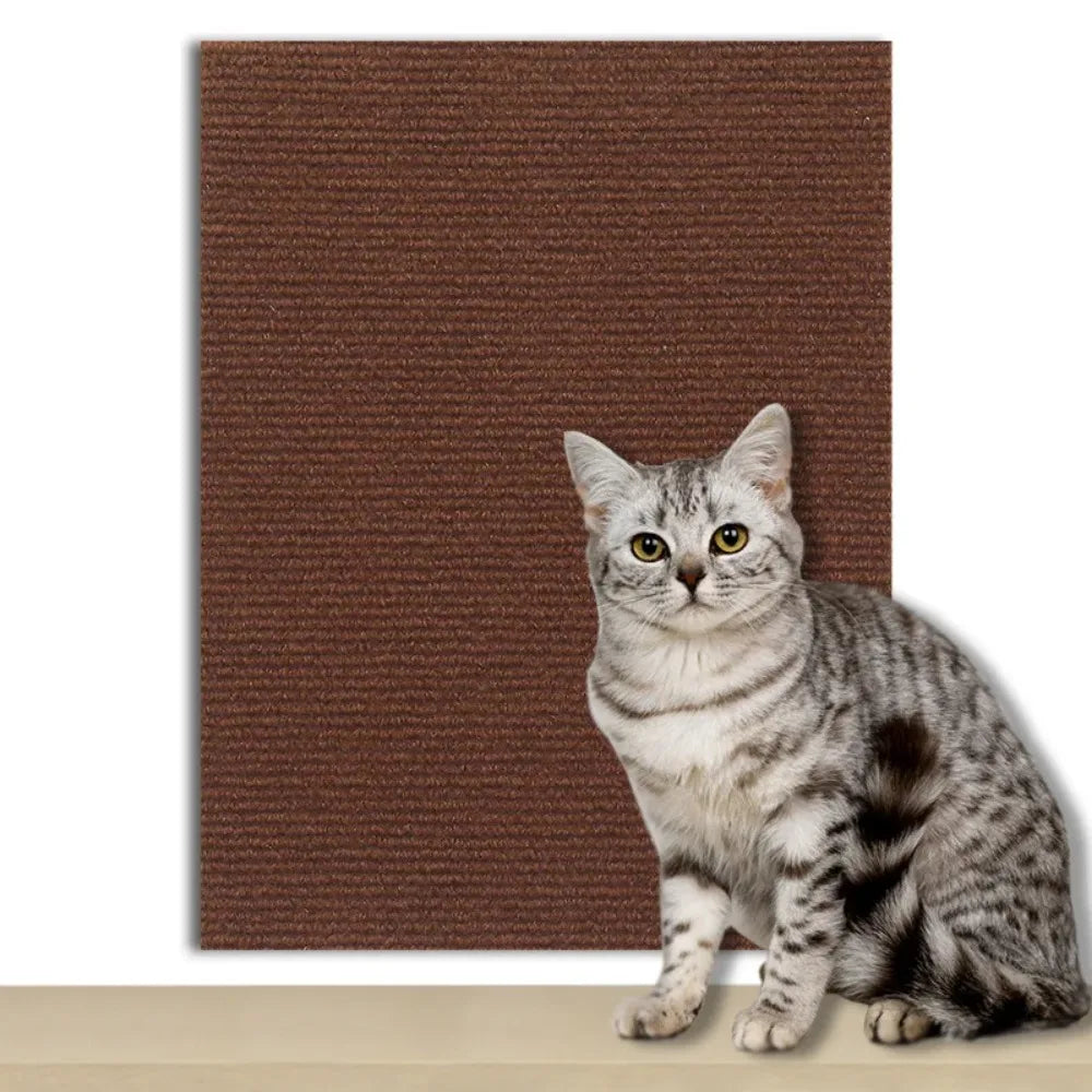 PLOVG Wall Self-Adhesive Anti Cat Scratch Sofa DIY Cats Scratch Protection Paws Sharpen Trimmable Carpet Cats Scratch Board ﻿