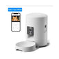 Smart Button WIFI APP And Video For Pets, Automatic Feeder For Cats and Dogs Bowl, Timed Operation, 2L Pet Feeder