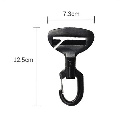 Portable Anti-Interference Pet Safety Belt Buckle Easy To Operate Durable Aluminum Alloy Car Seat Hook Dog Safety Accessories