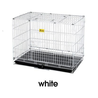 HOOPET Dog Cage Collapsible Indoor Pen Folding Exercise Crates Small Large  Dog Cage Metal Kennels Dog Crate