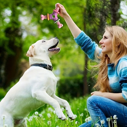 Chew-Resistant Interactive Tug Toy for Medium/Large Dogs - Dog Teething Boredom Relief & Training Tool, Anti-Destructive