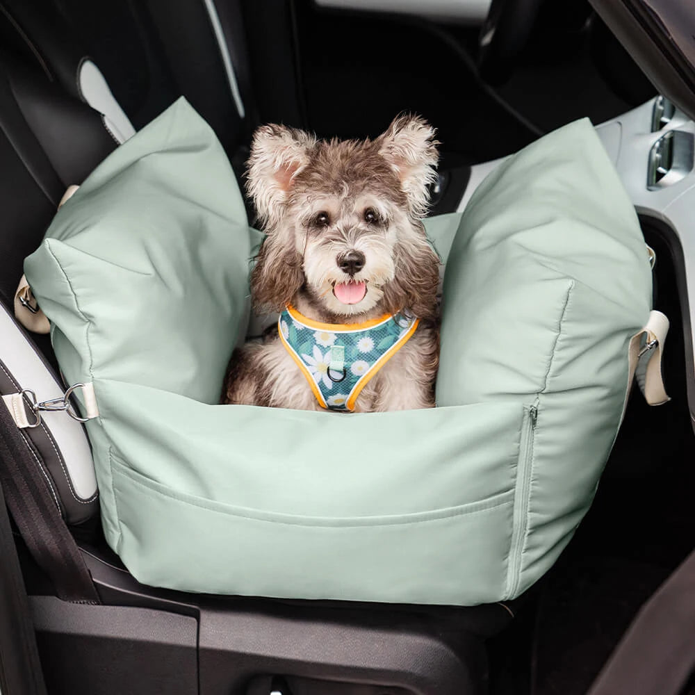 Waterproof Luxury Dog Car Seat Pet Beds Comfortable Puppy Dog Beds Soft Travel Pet Car Seat with Safety Buckle Dropshipping