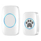 Touch Pet Doorbell 300M/984 ft Range 60 Songs Cat & Dog Training Pager LED Flash light Smart Wireless Doorbell Plug US EU