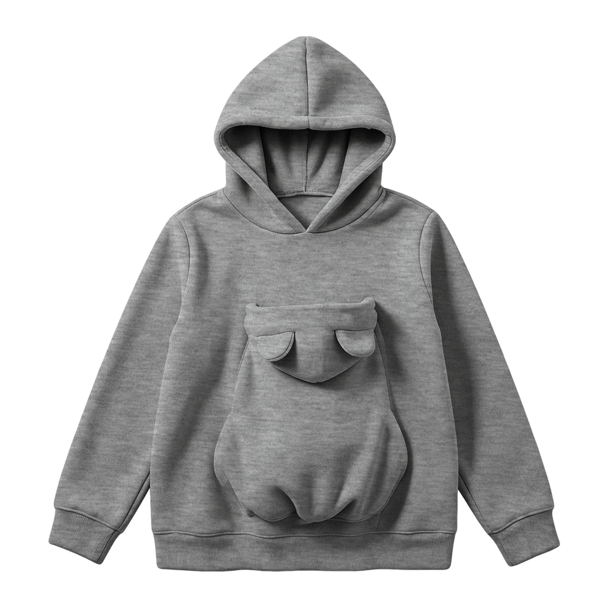 Kangaroo Pocket Cat Dog Hoodies For Women Autumn Winter Warm Outwear Sweatshirt Comfortable Street Style Trendy Fashion Tops