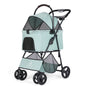 3 in 1 Pet Stroller with Removable Carrier, Folding Stroller for Small/Medium Dogs and Cats, Waterproof, All-Terrain, with Sun S