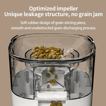 PAPIFEED cat double bowl smart automatic feeder cat food dog food pet food dispenser 7L large capacity connect wifi timer dosing