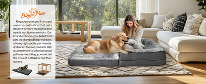 180cm Long Human-Size Giant Dog Bed Foldable Calming Pet Dog Bed Plush Cover Orthopedic