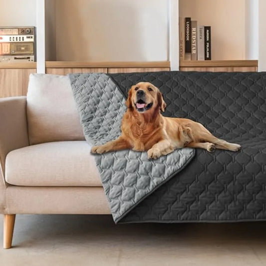 100 Double Sided Waterproof Dog Blanket Soft Pet Bed Cover Reversible Protect Furniture Couch Sofa Car for Puppy Large Dog Cat