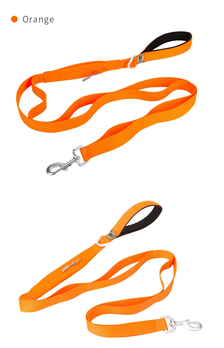 SMALL COMBINATION Lightweight Dog Leash for Small, Medium, Large Double Handle Dog Leash Puppy Pocket Designer running Pet Leash