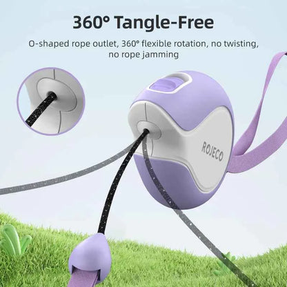 ROJECO Mini Automatic Retractable Dog Leash 3M Extendable Rope For Outdoor Travel Walking Hiking Pet Cat Dogs Traction Rope Lead