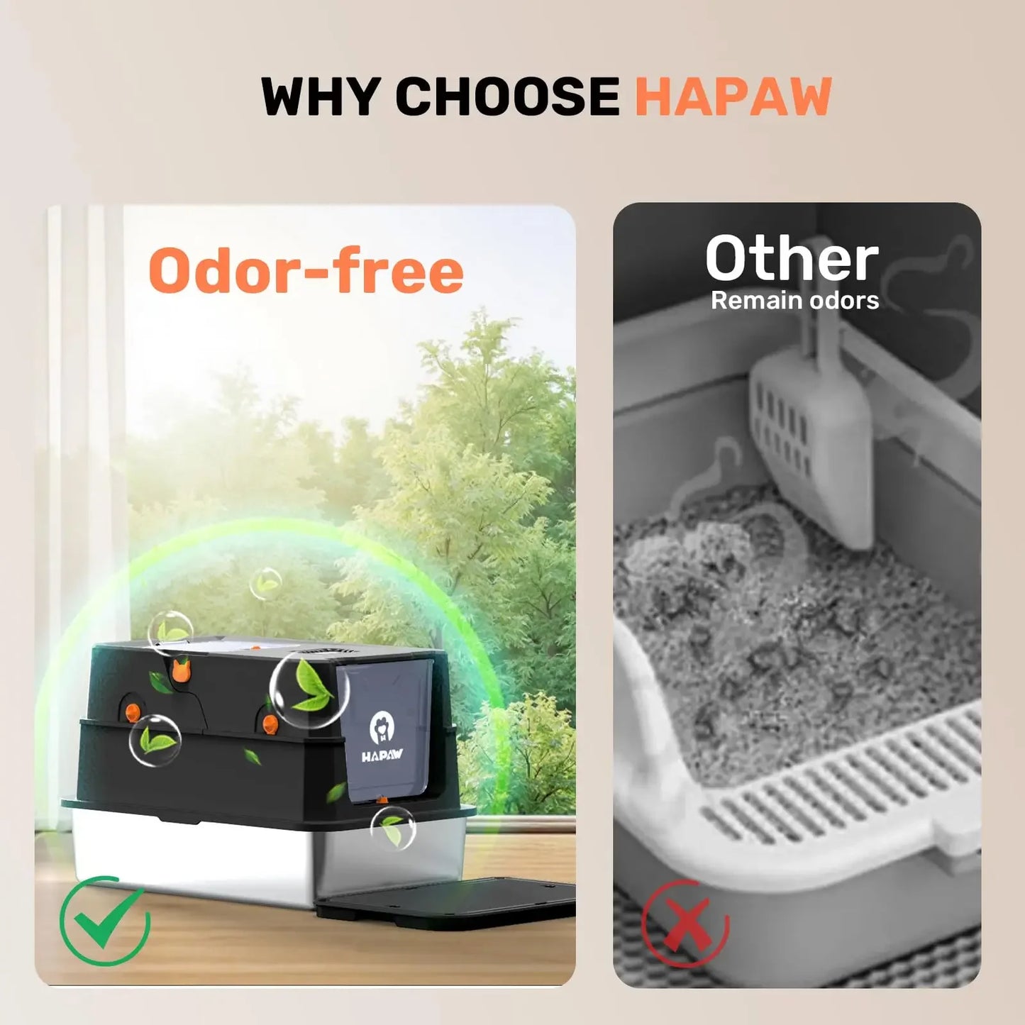 Premium Stainless Steel Enclosed Litter Box with Lid, XL Anti-Leakage Cat Toilet, Flip-Top Odor Control Design, Dual Entry