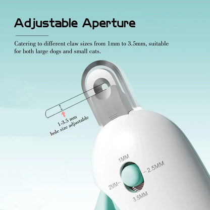 Pet Cat Dog Nail Clipper Cutter Adjustable Hole with Nail File To Avoid Excessive Cutting Professional Grooming Tool