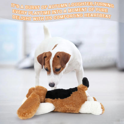 Puppy toys with heartbeat dog toys, pet separation stress soft plush relief and calming sleep partner behavior aid toys