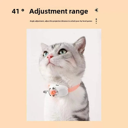 Laser Cat Teaser Collar Smart Cat Teaser Toy Pet Supplies Self-Entertainment Automatic Cat Teaser Toy Cat Teasing Artifact