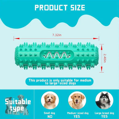 Vet-Approved Dental Chew Stick - 3-in-1 Cooling Toothbrush Toy for Small/Medium Dogs, Summer Teeth Cleaning & Gum Massage