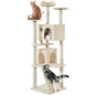 XL Multi-Level Cat Tree, Double Caves, Perches, Sisal Posts Anti-wobble stable base, easy assembly, multi-level layout, high pe