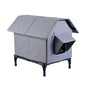 KEMORELA Winter Insulated Outdoor Cat House Foldable Oxford Cloth Warm Mat Shelter Easy Assembly Soft for Cats And Small Dogs