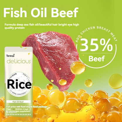 Dilisha cat meal cat staple food cat food adult cat kitten wet food package nutrition package fattening cat strips