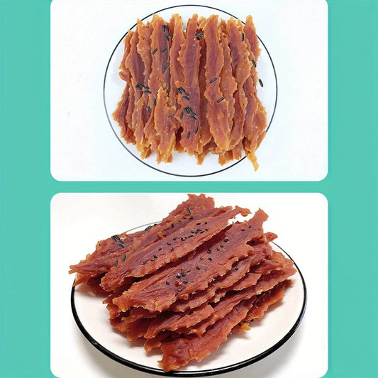 7.05oz/14.11oz(200g/400g) Sesame Duck Jerkey, All Natural Ingredients, Natural Dog Treats, Healthy, Easily Digestible