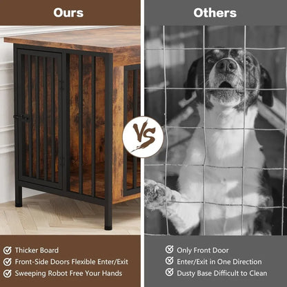 31.5" Small Dog Crate Furniture, Chew-Resistant Dog Crates for Small and Medium Dogs, Dog Kennel Furniture Indoor