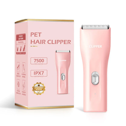 Small Dog Hair Clipper Electric Grooming Trimmer for Pets USB Rechargeable Cat Shaver Animals Haircut Machine waterproof