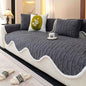Thicken Plush Sofa Covers Winter Warm Universal Couch Mat Retro Style Anti-slip Sofa Seat Pad Decor for Living Room 방석쿠션