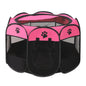Folding Pet Tent Dog House Camping Accessories Pet Cage Octagonal Cage Fence Outdoor Playpen Puppy Shelter