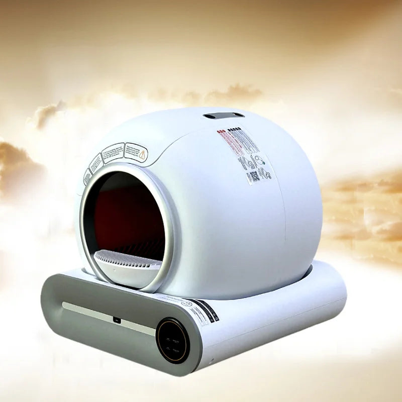Smart Cat Litter Box, Automatic Self-Clean with APP Control, Large Enclosed Odor-Free Cat Toilet