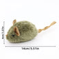 New Type Of Cat-teasing Plush Simulation Mouse Toy Long Plush Bird Chirping Mouse Scratch-resistant And Biting Interactive Toy