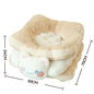 HOOPET Cat Bed Sandwich Cookie Cat Nest Winter Warm Thickened Cat Bed Winter Cat Kitten Sleeping With Pet Kennel