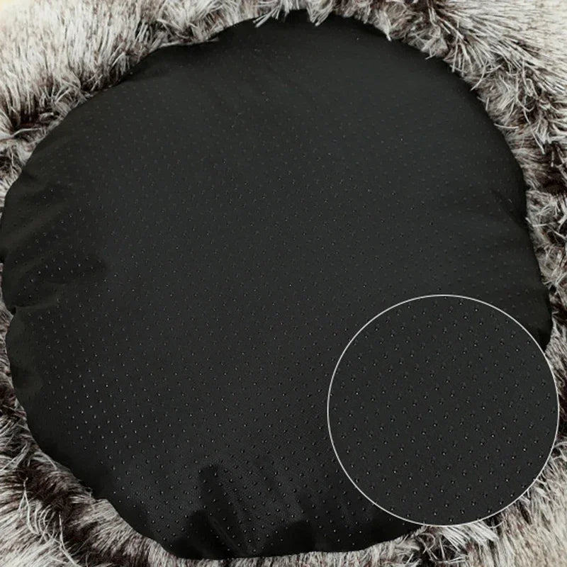 Autumn and Winter soft plush pet bed and pet bed Winter warm and cold plush comforter nest Shell cat nest semi-enclosed cat nest
