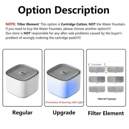 3L Cat Water Fountain Auto Recirculate Filter Large Capacity Filtring Cat Water Drinker USB Electric Mute Cats Water Dispenser
