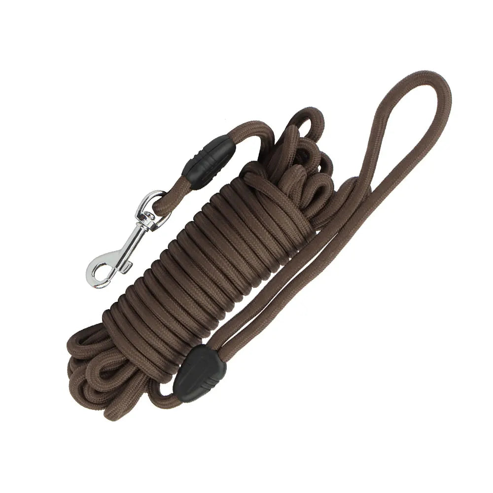 5M/10M Dog Leashes Long Pet Leash Puppy Walk Training Round Rope For Small Medium Big Dog with Foam Handle