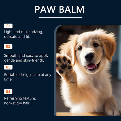 YEGBONG Pet Paw Stick for Dogs Cats Natural Balm Dry Cracked Paws Protection Hypoallergenic Safe Licking Nourishing Care Winter