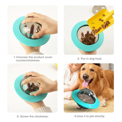 Interactive Dog Toy Treat Dispenser for Small Medium Large Dogs Cats Puppy Outdoor Training Pets Toys French Bulldog Supplies