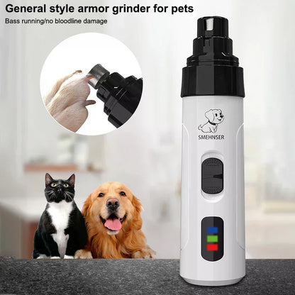 Silent Groom Pro Nail Grinder, 2025 Upgraded Silent Groomer Pro Nail For Dogs, Rechargeable USB Charging Pet Nail Grinder