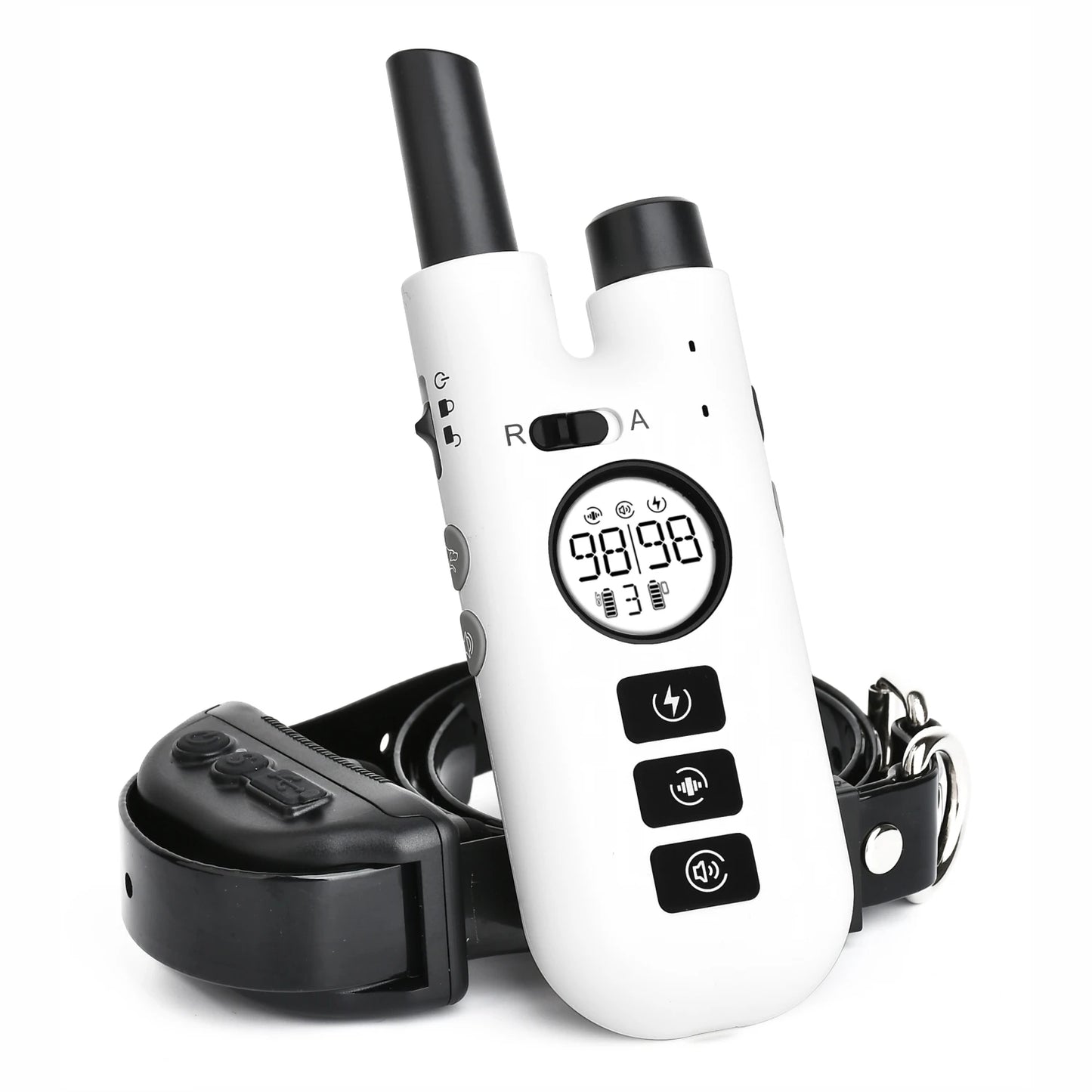 Dog Training Bark Collar 2 in 1 No Bark Control Collar 800M Rechargeable Dog Electric Collar Remote Waterproof Dog Pet Product