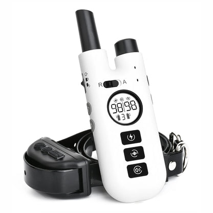 Dog Training Bark Collar 2 in 1 No Bark Control Collar 800M Rechargeable Dog Electric Collar Remote Waterproof Dog Pet Product