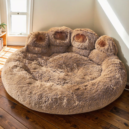 Dog Bed Winter Cat Pet Sofa Cute  Shape Comfortable Pet Sleeping Beds For Small Medium Large Soft Fluffy Cushion Dog Bed