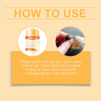 YEGBONG Pet Paw Care Cream Deep Nourishing Foot Pad Relieve Dry Skin Prevent Paw Pad Cracking Soothing Moisturizing Pet Paw Balm