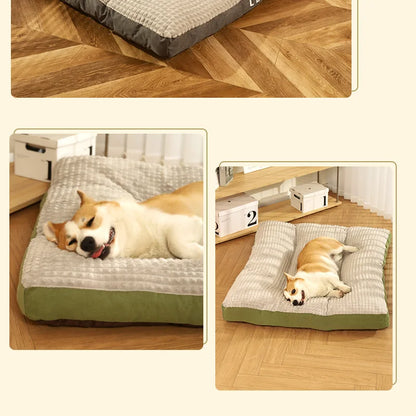 HOOPET winter Warm Dogs Sleeping Bed Soft Fleece Pet Blanket Detachable Cat Puppy Mat Cushion for Small Medium Large Dogs