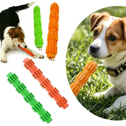 Dog Chew Toys Heavy Duty Rubber Aggressive Chewer Teeth Grinding Cleaning Gear Shape Random Color Teeth Grinding and Cleaning