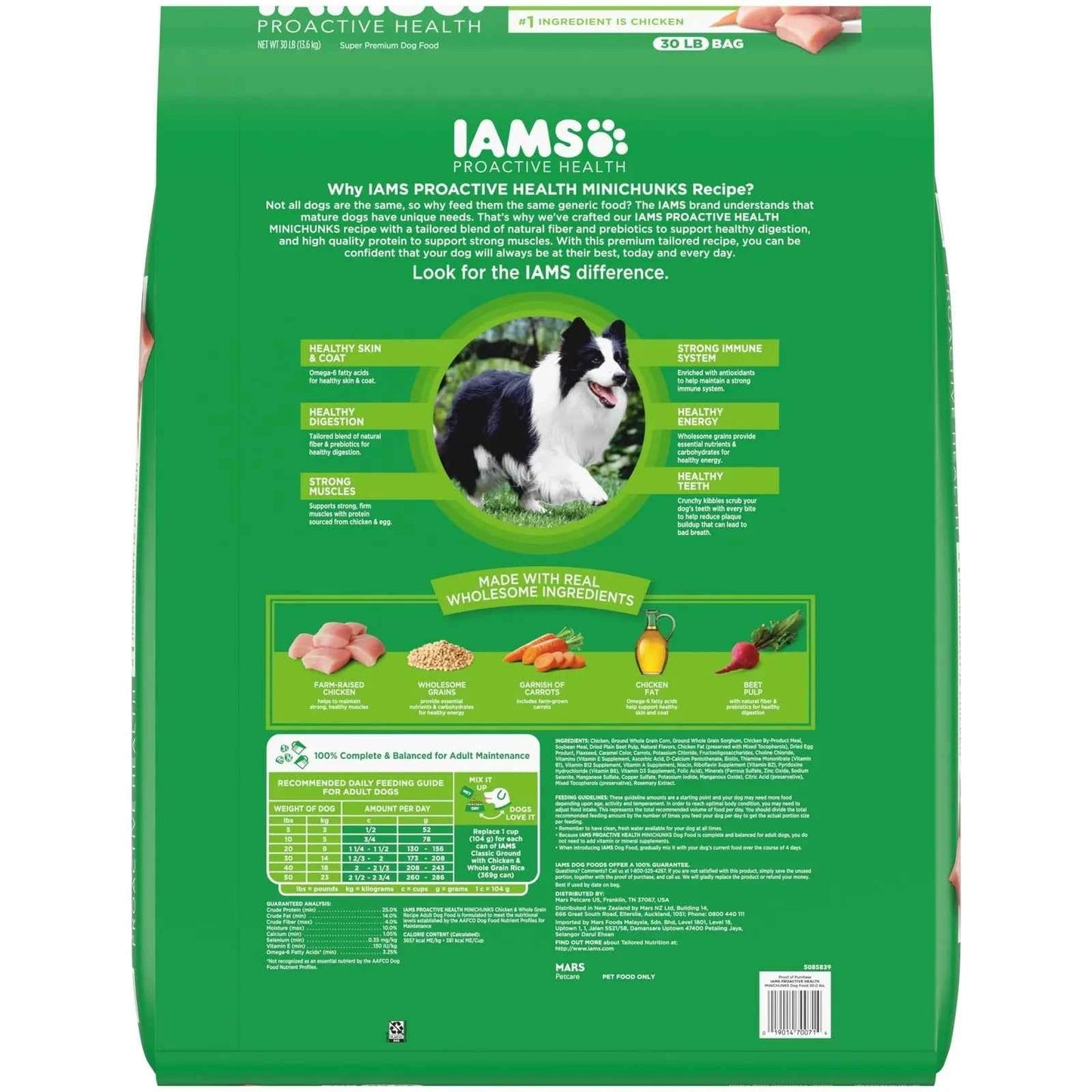 Iams Proactive Health Minichunks Dry Dog Food With Real Chicken And Whole Grains for Dogs
