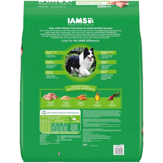Iams Proactive Health Minichunks Dry Dog Food With Real Chicken And Whole Grains for Dogs